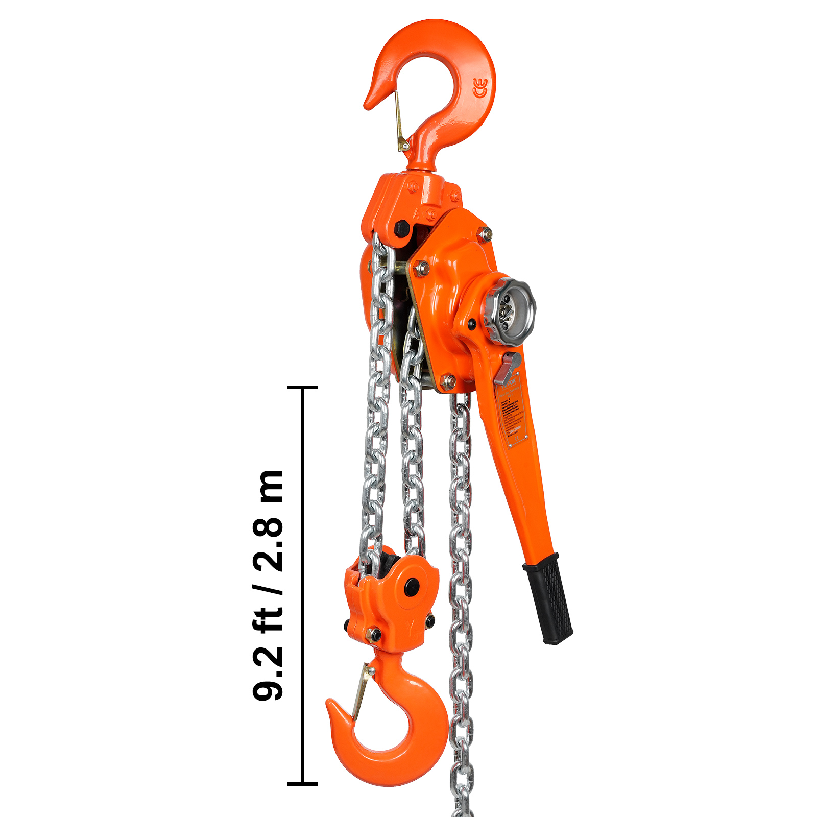 VEVOR Manual Lever Chain Hoist, 6 Ton 13200 lbs Capacity 10 FT Come