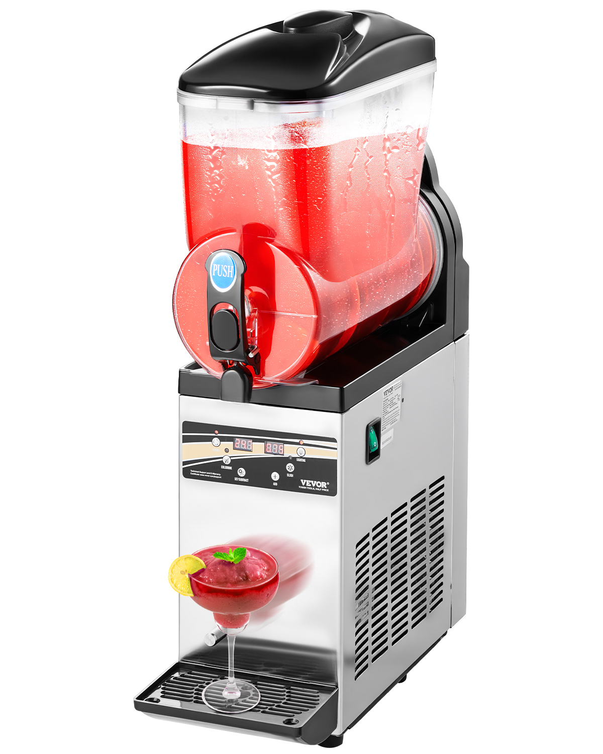 VEVOR Commercial Slush Machine 15L/30L/45L Margarita Smoothie Frozen Drink Maker