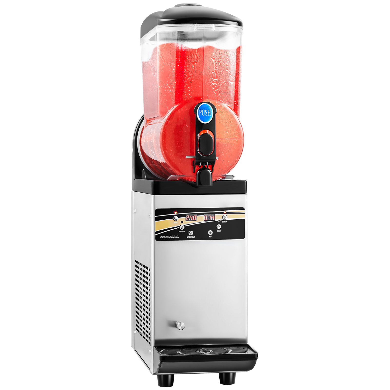 Uimoso Commercial Frozen Drink Slushy Machine 15L/30L/45L Slushie Beverage Maker