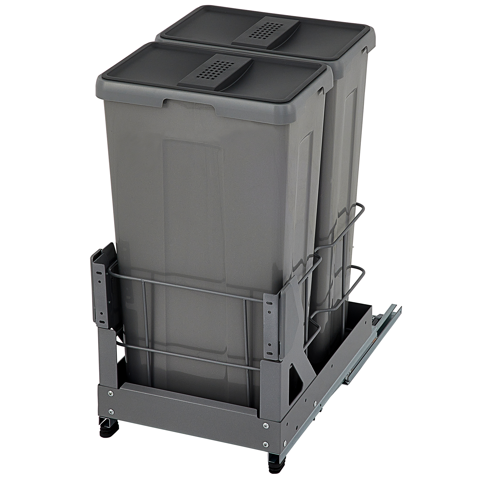 Cubo Basura Large Double Layers Garbage Trash Cans Kitchen Storage Vertical  Waste Sorting Cubos De Basura
