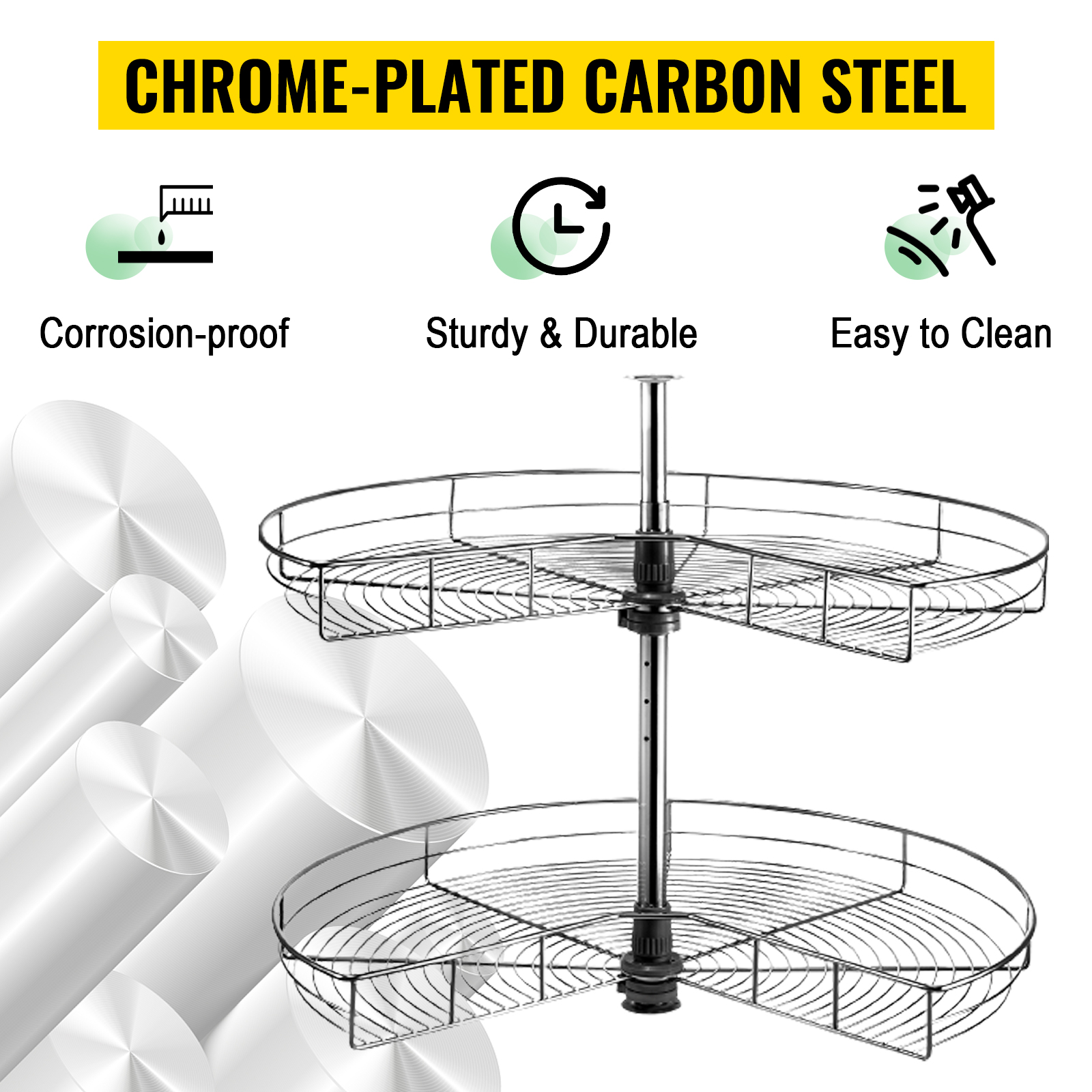 Porta Posate In Legno - Portaoggetti Grande Per Cucina 18 Cm