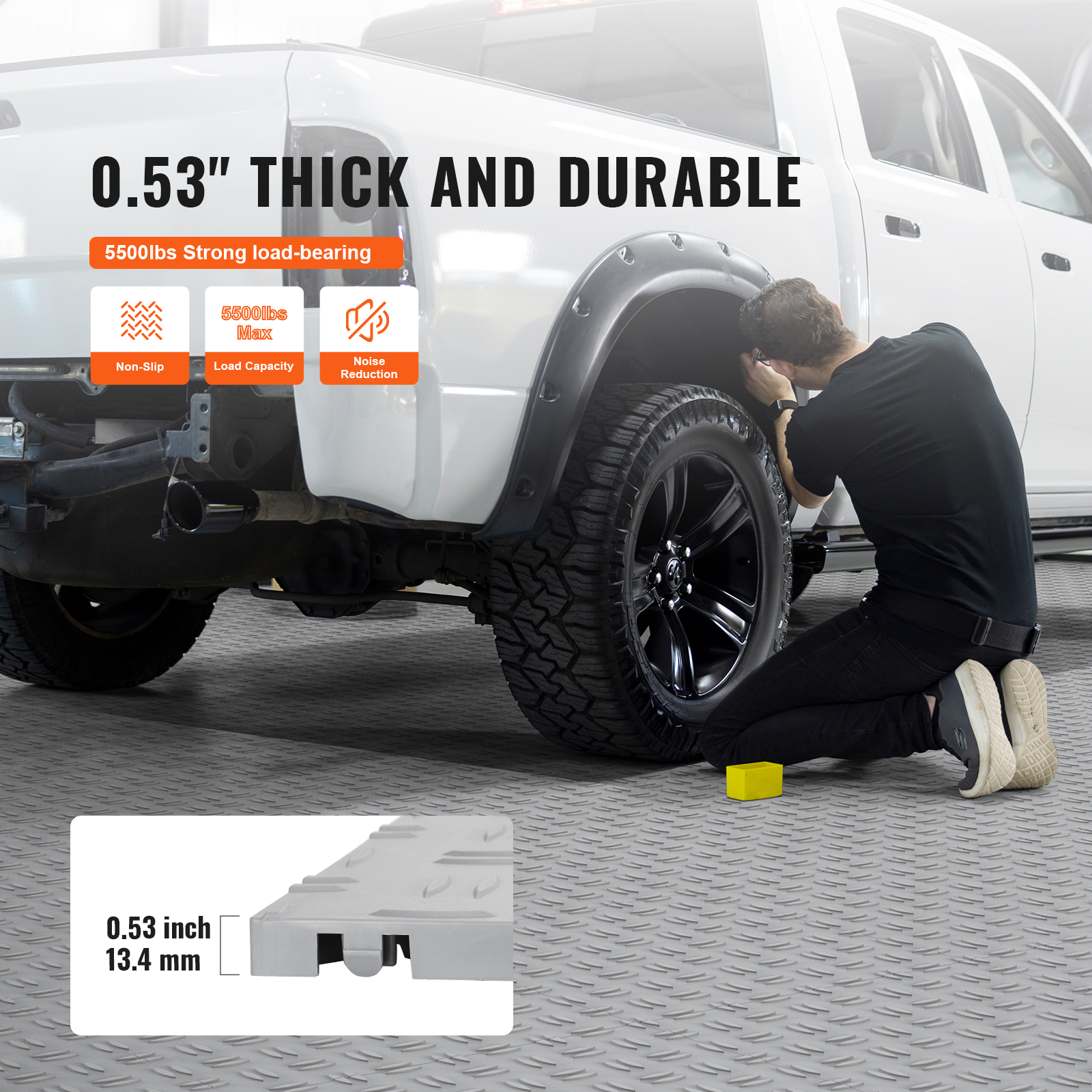 25/50 Pack Garage Floor Tiles Interlocking Flooring Tiles 12x12" 50 sq.ft - Picture 20 of 91
