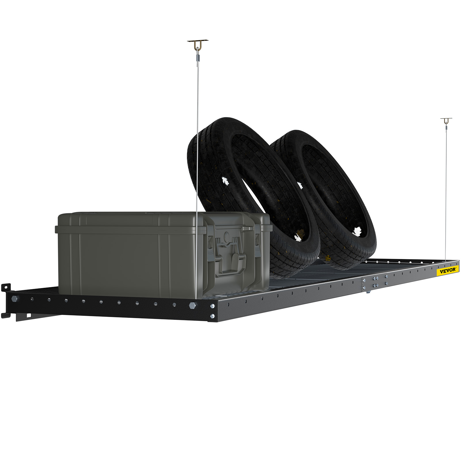 VEVOR Paquete de 2 soportes de repisa de alta resistencia, soporte flotante  de 9 x 12 x 4 pulgadas, 450 libras de carga de garaje, taller, hogar