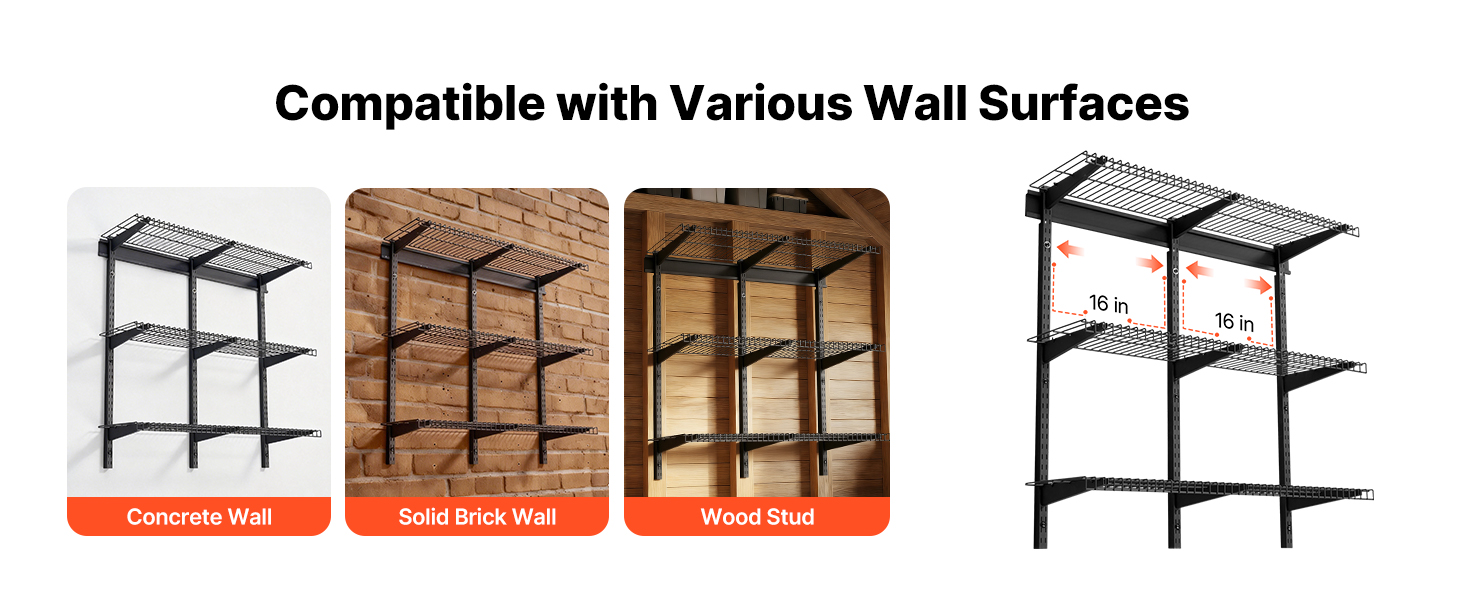 Adjustable bracket spacing installation