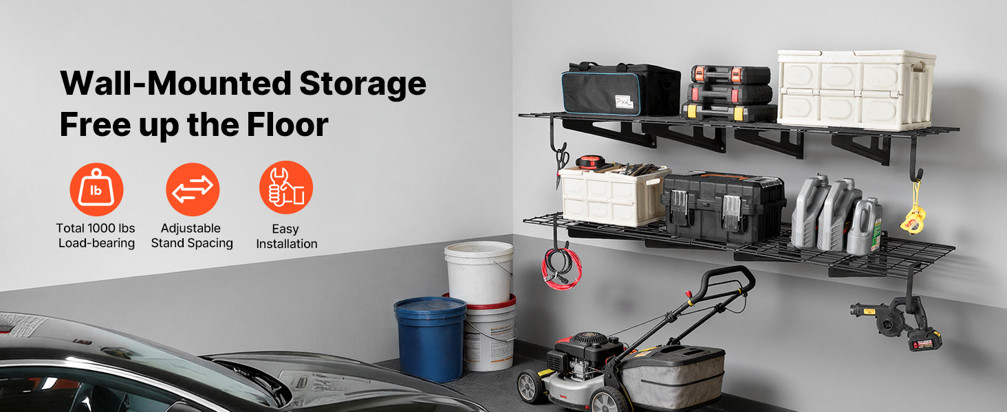 heavy duty steel garage shelves