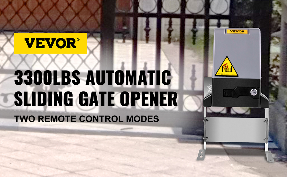 Sliding Gate Opener,Automatic,3300lbs
