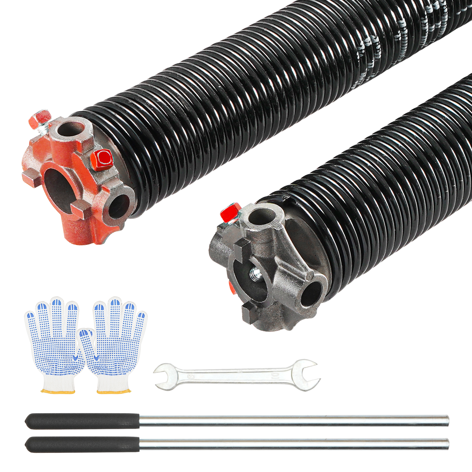 VEVOR Garage Door Torsion Springs Pair 22/23/24/28/29/30 inch with Winding Bars