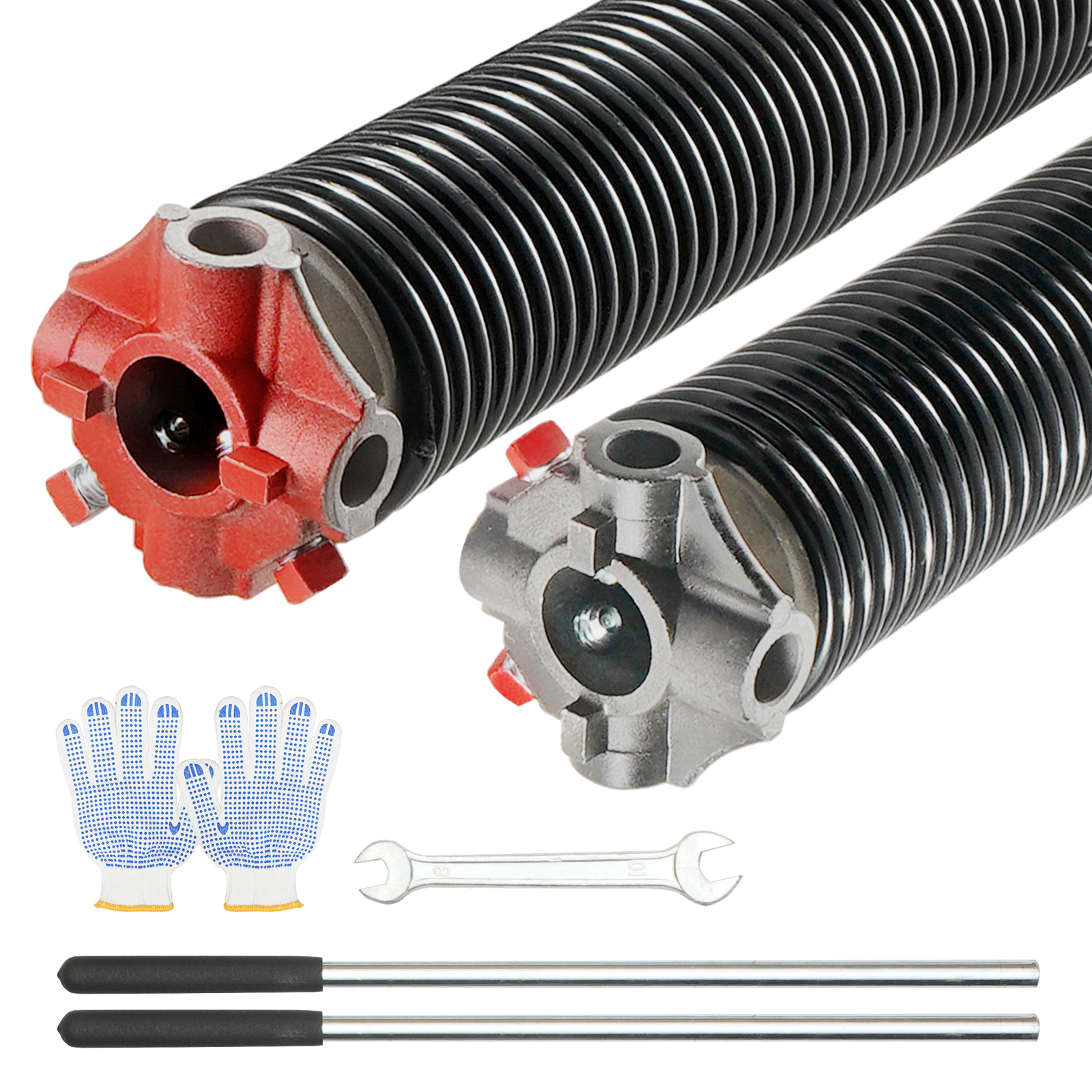 VEVOR Garage Door Torsion Springs Pair 22/23/24/28/29/30 inch with Winding Bars