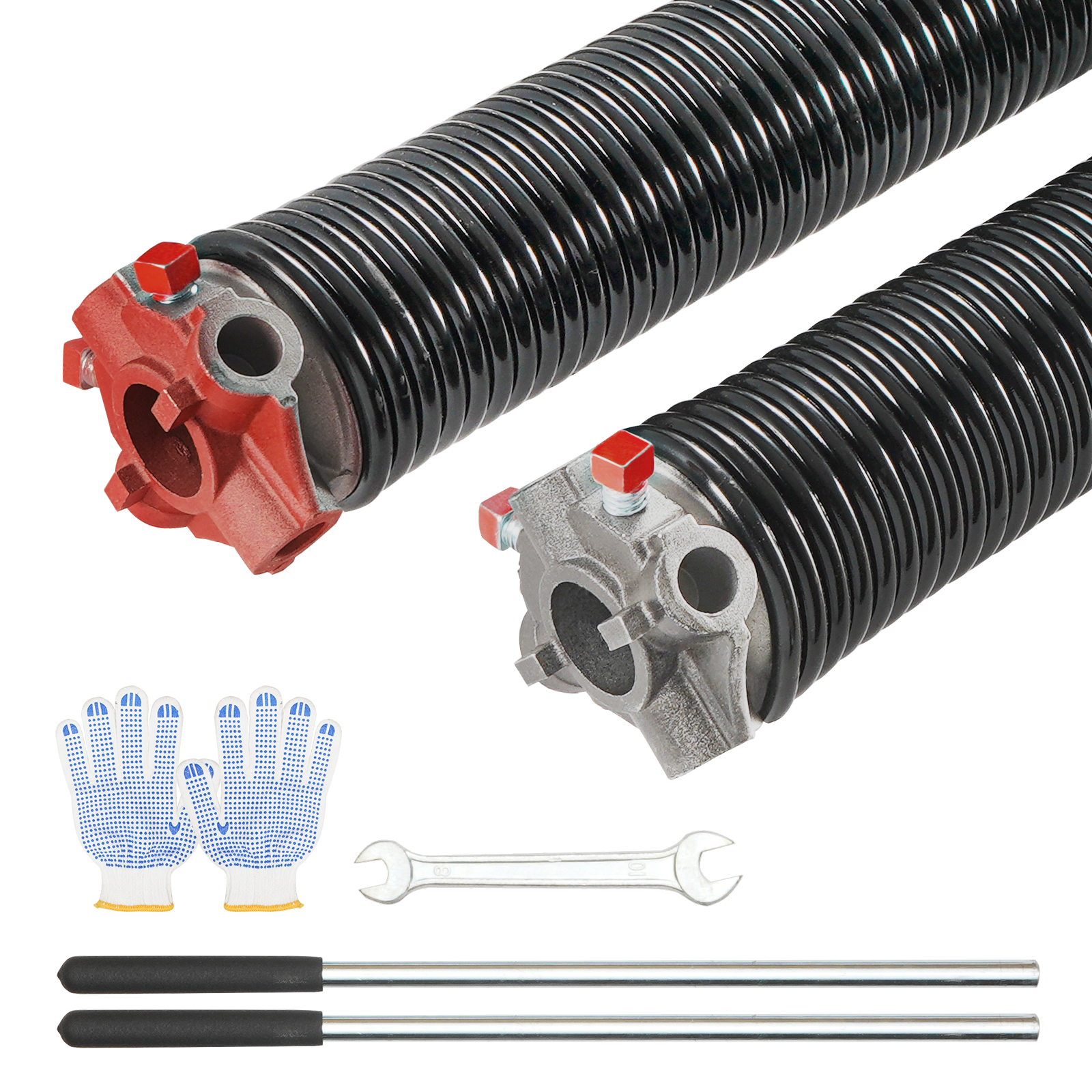 VEVOR Garage Door Torsion Springs Pair 22/23/24/28/29/30 inch with Winding Bars