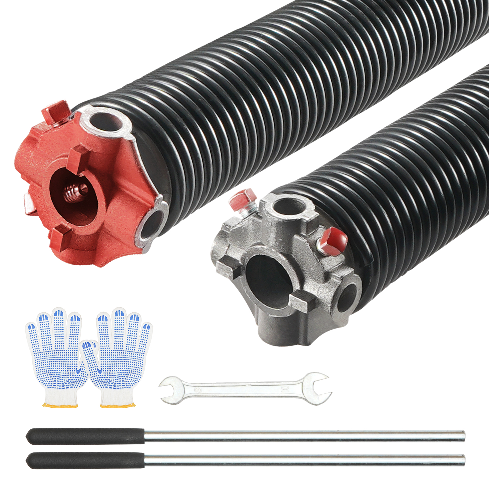 VEVOR Garage Door Torsion Springs Pair 22/23/24/28/29/30 inch with Winding Bars