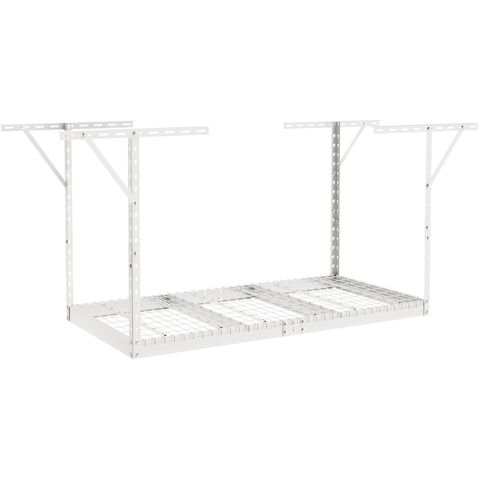 VEVOR Overhead Adjustable Heavy Duty Metal Garage Ceiling Storage Shelves New