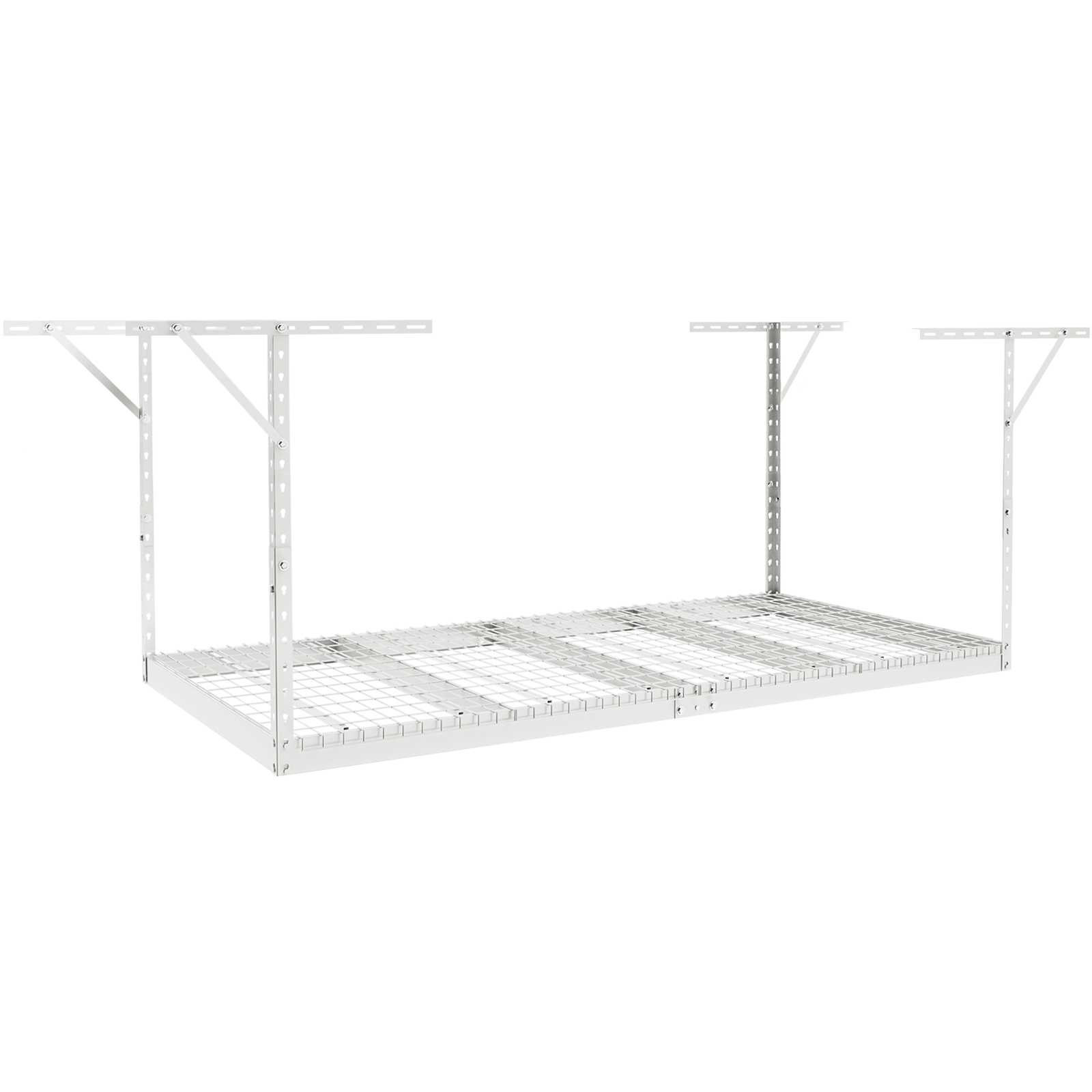 VEVOR Overhead Adjustable Heavy Duty Metal Garage Ceiling Storage Shelves New