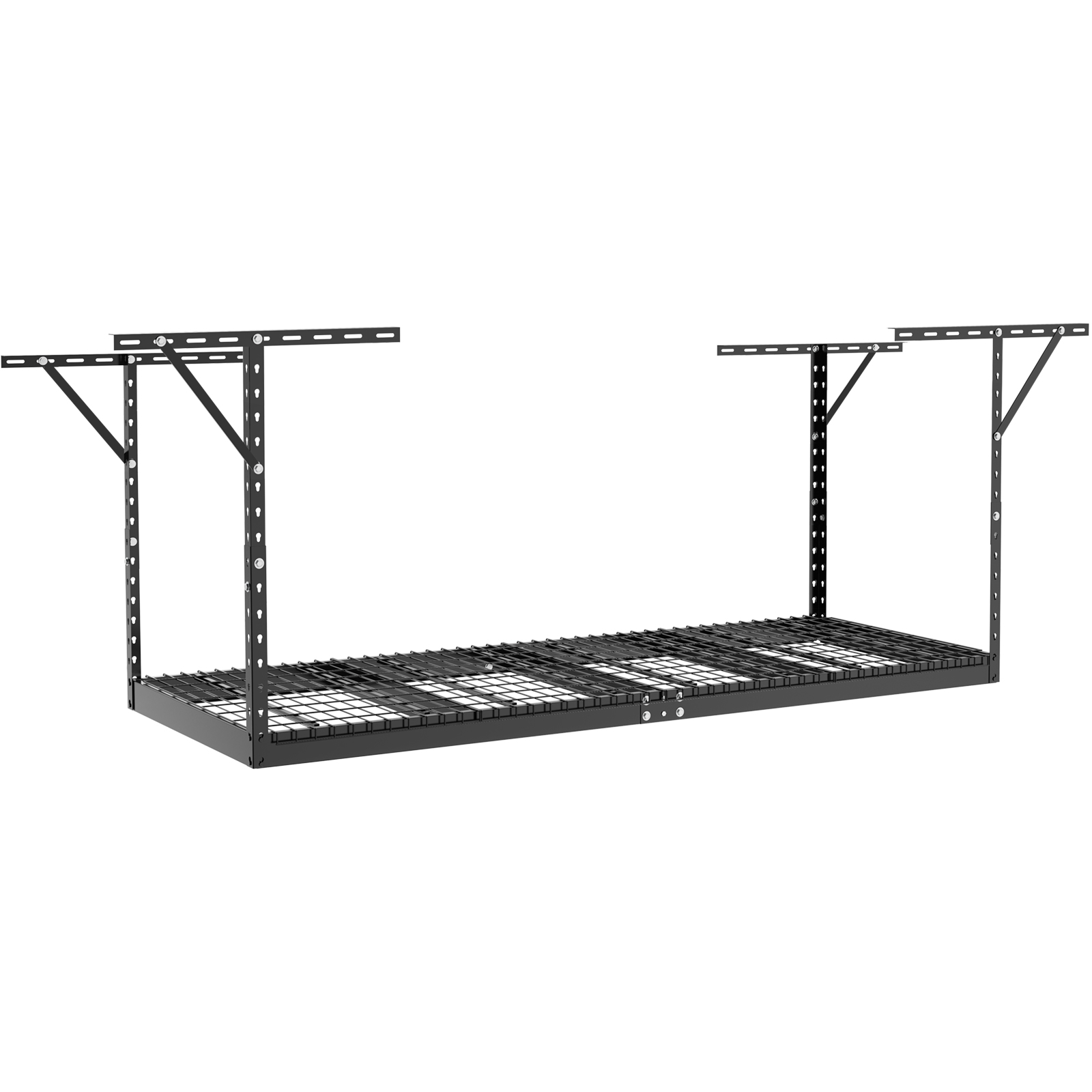 VEVOR Overhead Adjustable Heavy Duty Metal Garage Ceiling Storage Shelves New