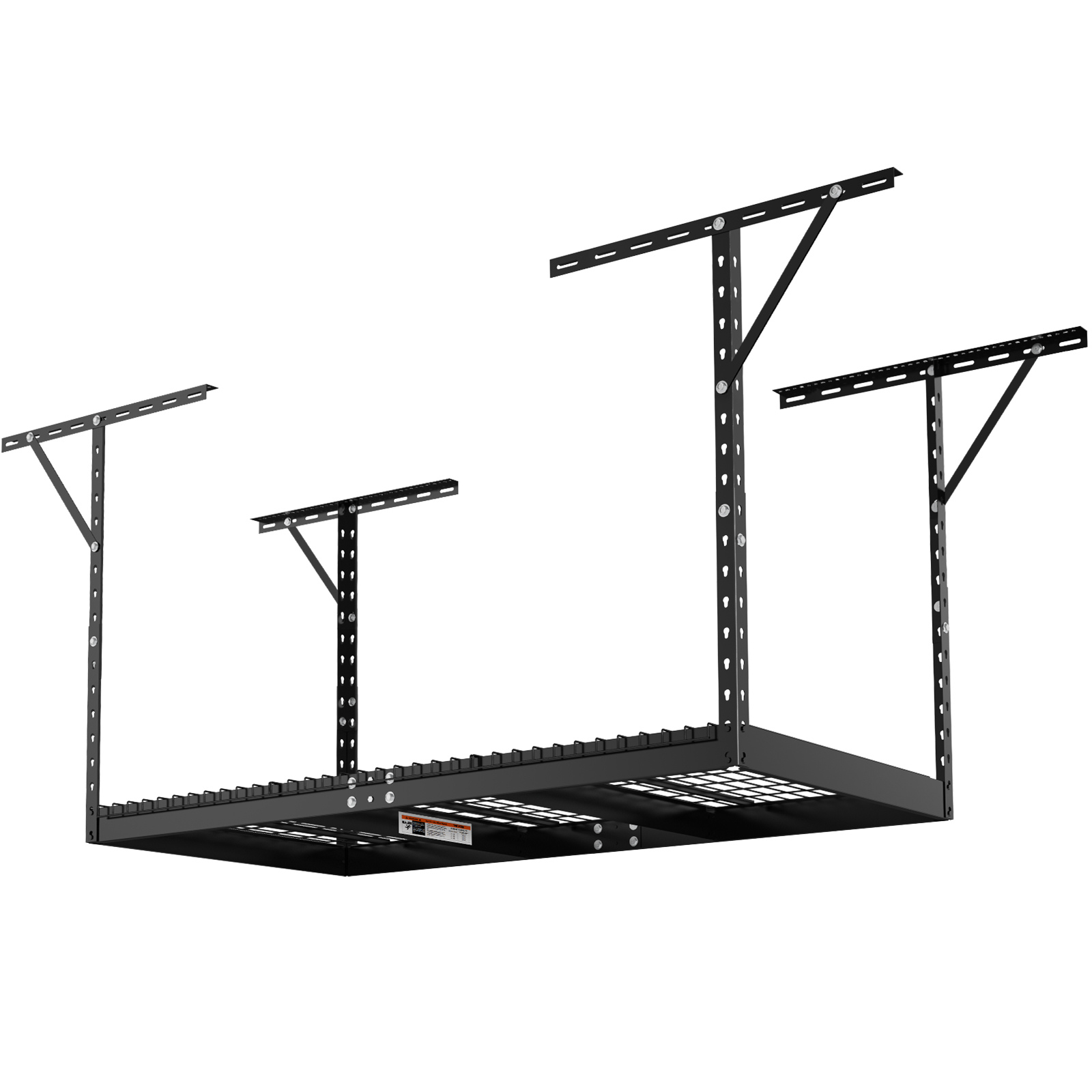 VEVOR Overhead Adjustable Heavy Duty Metal Garage Ceiling Storage Shelves New