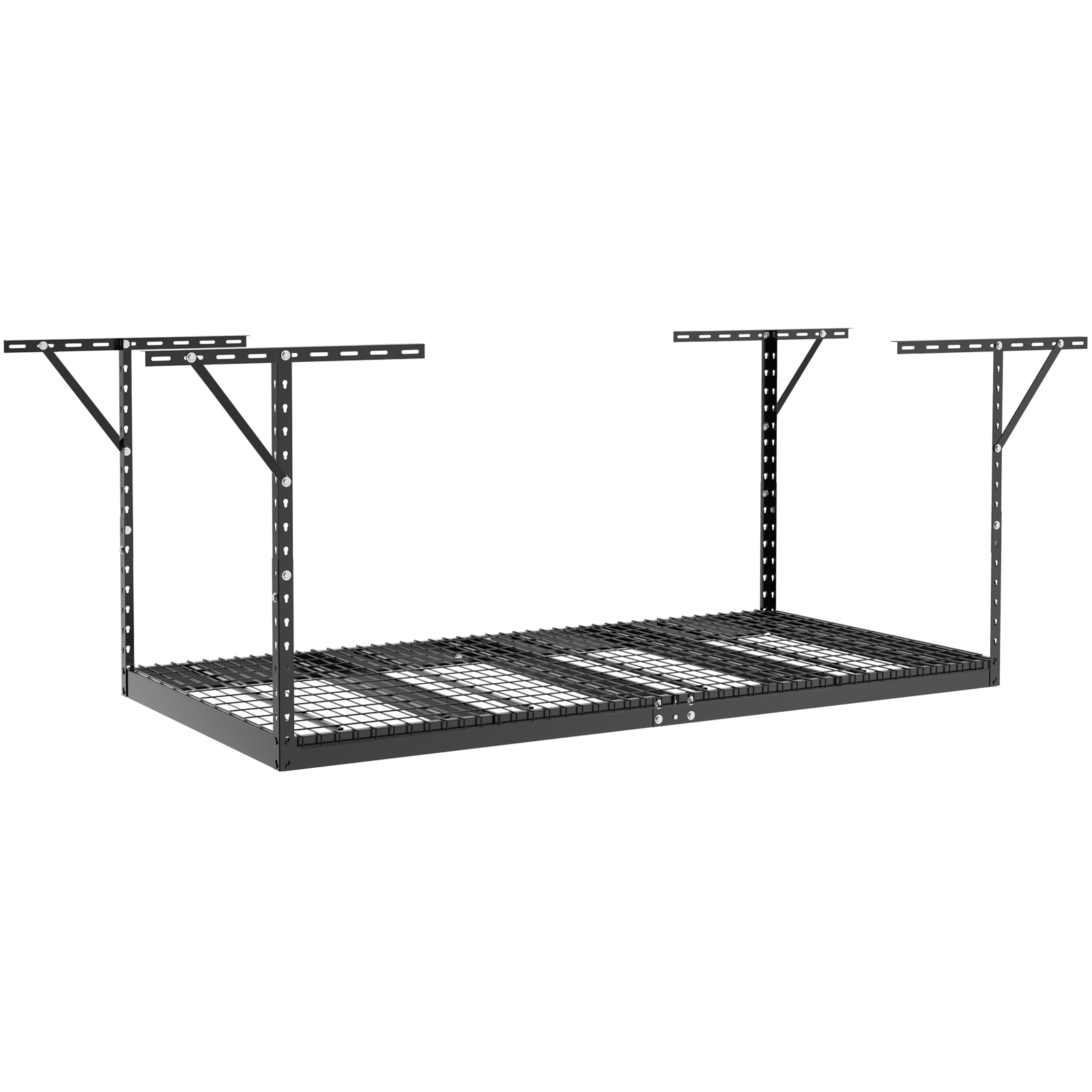 VEVOR Overhead Adjustable Heavy Duty Metal Garage Ceiling Storage Shelves New