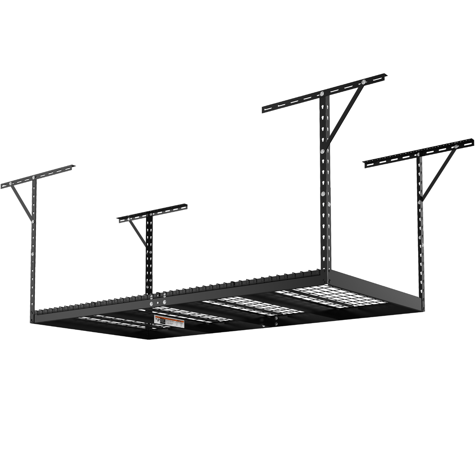 VEVOR Overhead Adjustable Heavy Duty Metal Garage Ceiling Storage Shelves New