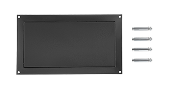 VEVOR Flood Vent, 8" Height x 16" Width Foundation Flood Vent, to Reduce Foundation Damage and Flood Risk, Black, Wall Mounted Flood Vent, for Crawl Spaces,Garages & Full Height Enclosures