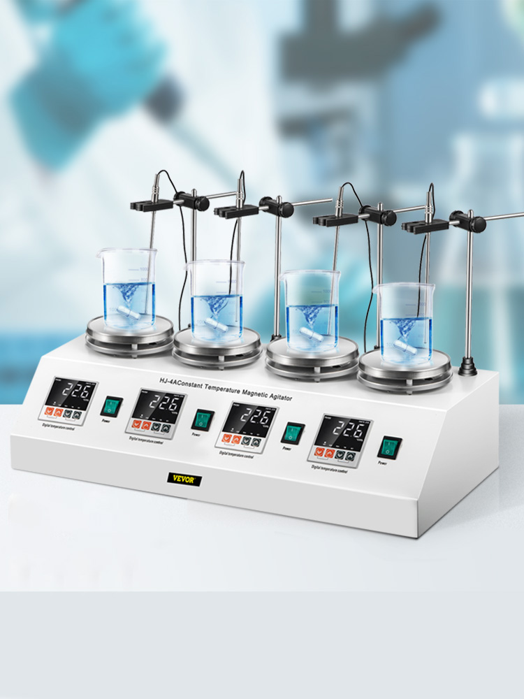 Hot Plate with Magnetic Stirrer and Detachable Support Bar w/ Clamp