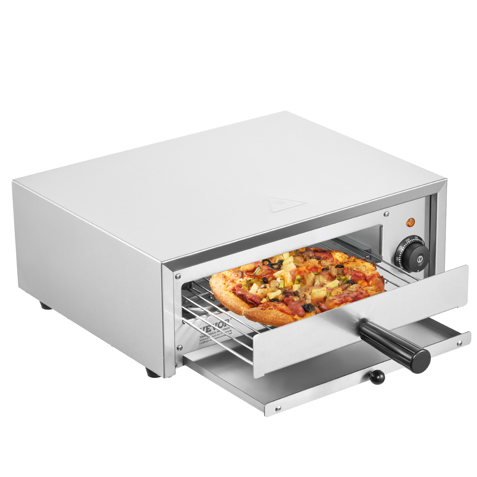 Arendo - Grille-Pain Automatique en Design Acier - 2 fentes longues