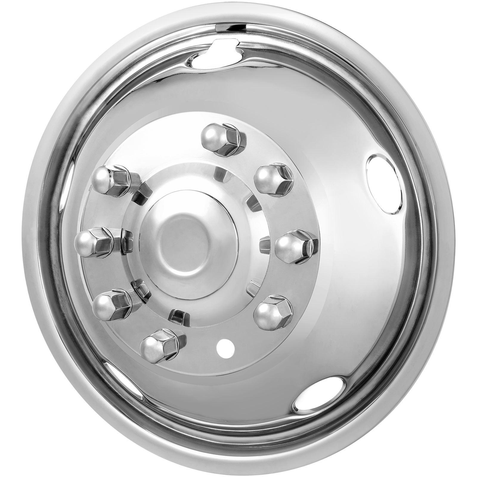 19.5/16" Wheel Simulators Cover Stainless Steel Ford F450/F550/F350 4 pc - Picture 21 of 36