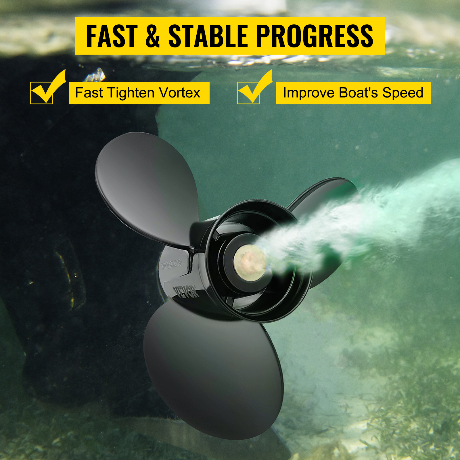 Volvo Penta SX Stern Drive Propeller - 14.25 X 21, 19 Spline, Standard Rotation - B.B.