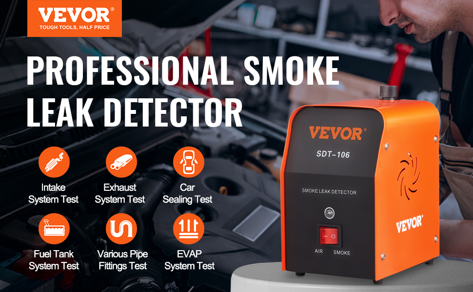 Smoke Leak Detector,SDT-106,Tester