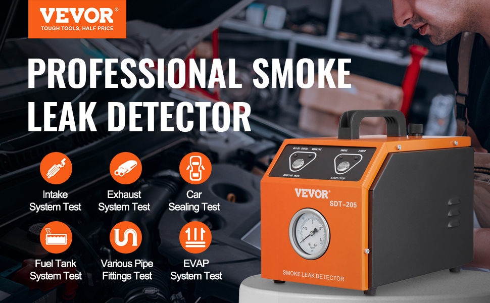 Automotive Smoke Leak Detector Tester EVAP Smoke Machine with Dual Mode