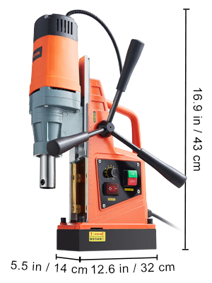 VEVOR Trapano A Colona Magnetico 1550W Velocita Tra 0 500 Giri min vevor-trapano-a-colona-magnetico-1550w-velocita-tra-0-500-giri-min