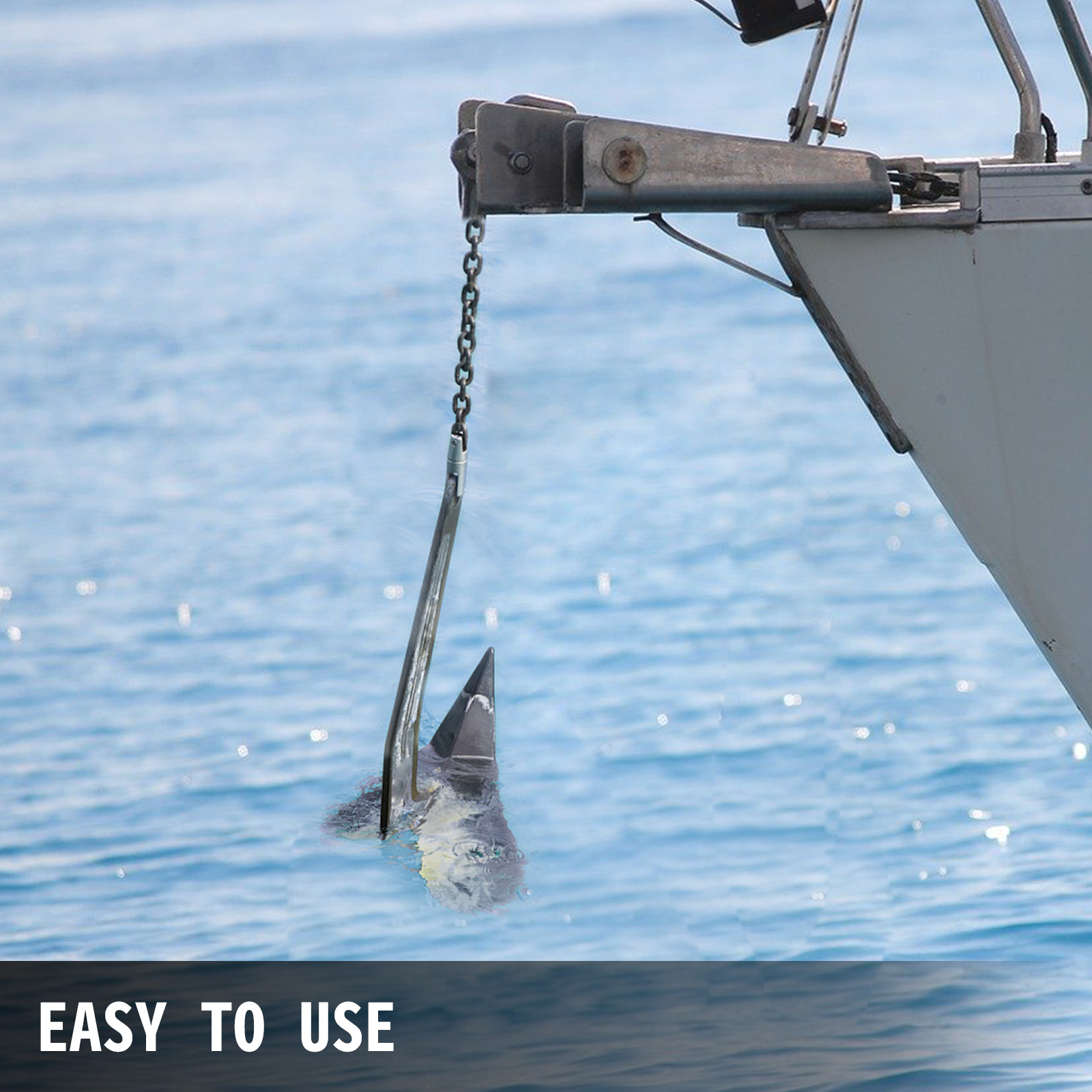VEVOR Delta Style Boat Anchor Stainless Steel Boat Anchor 22 LB Delta Style for Boats from 28-42 FT (22)