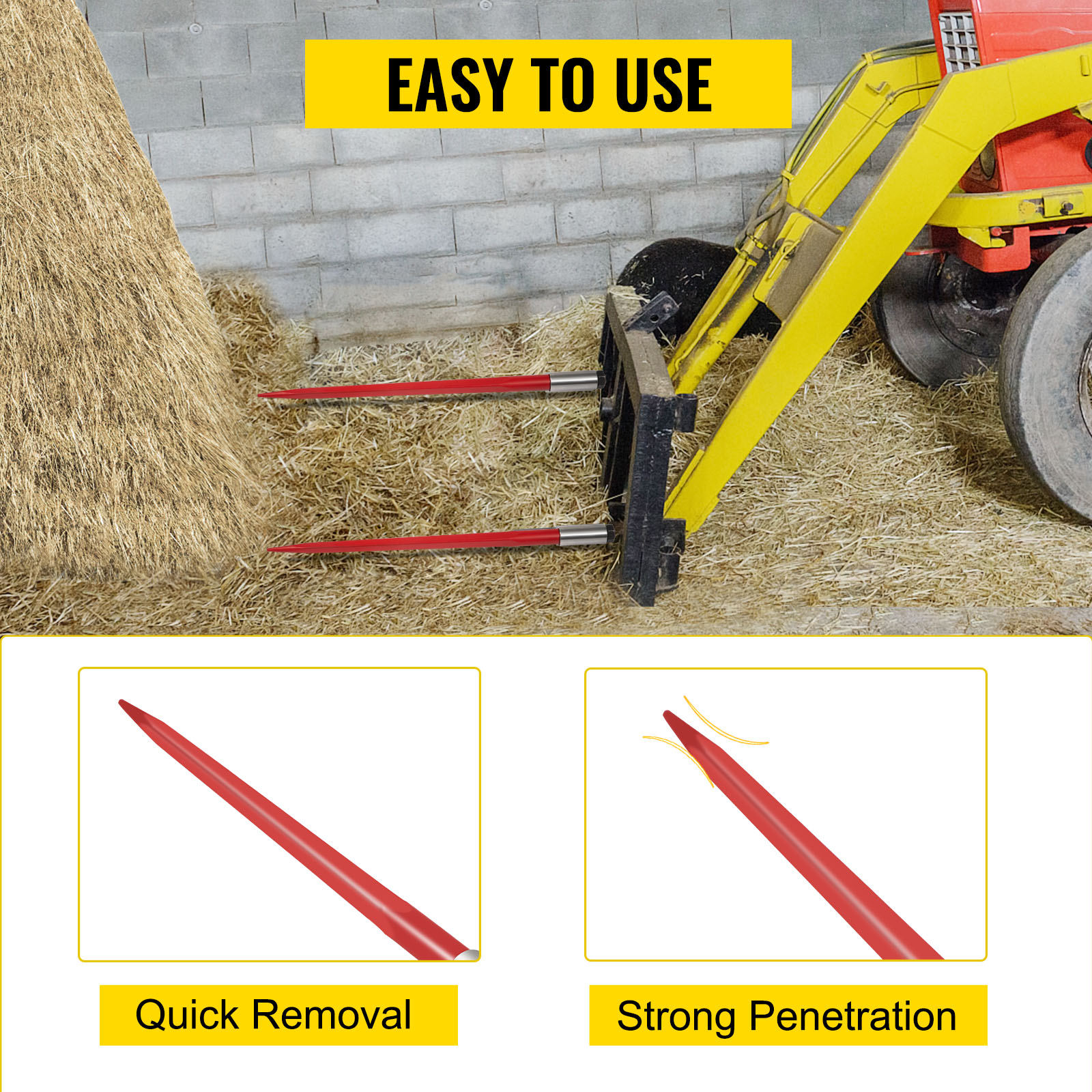 Tractor Bale Spear - Series 2