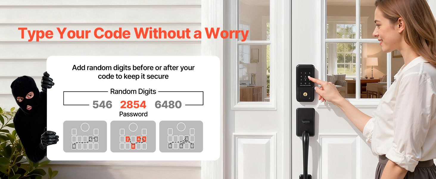 Lock installed outdoor