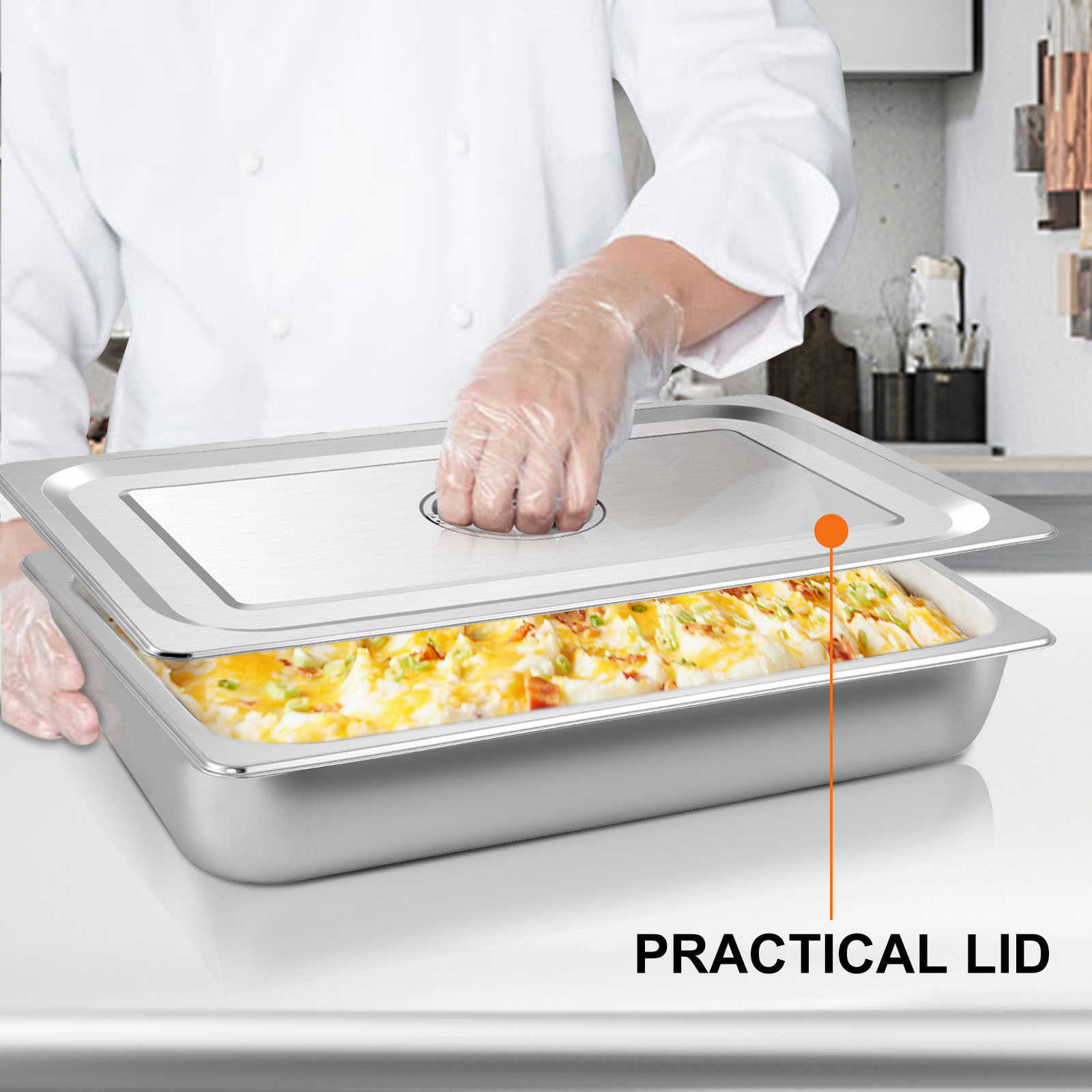 bac inox alimentaire,acier inoxydable,lot de 4