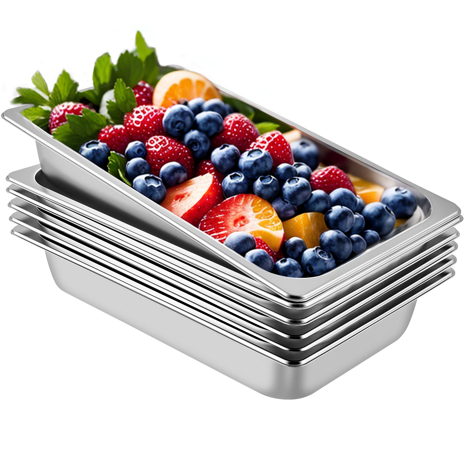 Comfy Package Aluminum Foil Steam Table Pans, Half Size Deep