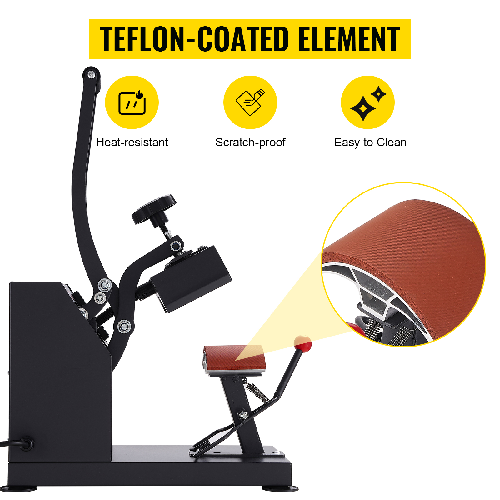 Hat Press 6.2 x 3.14 Inch Curved Element Hat Heat Press Machine for Caps  Semi-auto Clamshell Sublimation Cap Heat Press Transfer Printing Machine  for Hats : : Industrial & Scientific