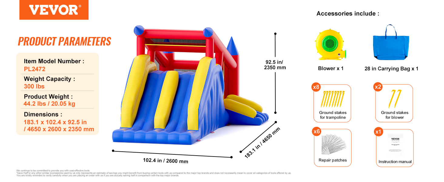 Inflatable Bounce House,Kids,Outdoor