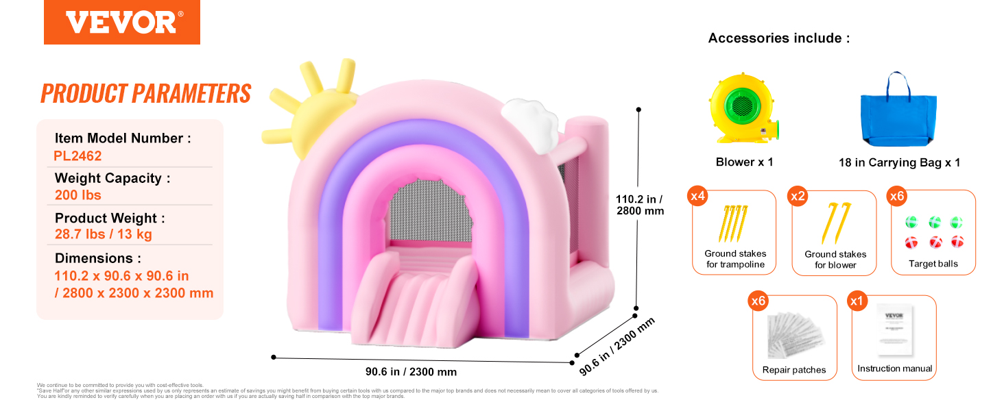 Inflatable Bounce House,Kids,Outdoor
