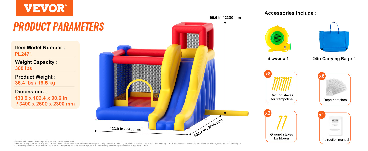 Inflatable Bounce House,Kids,Outdoor