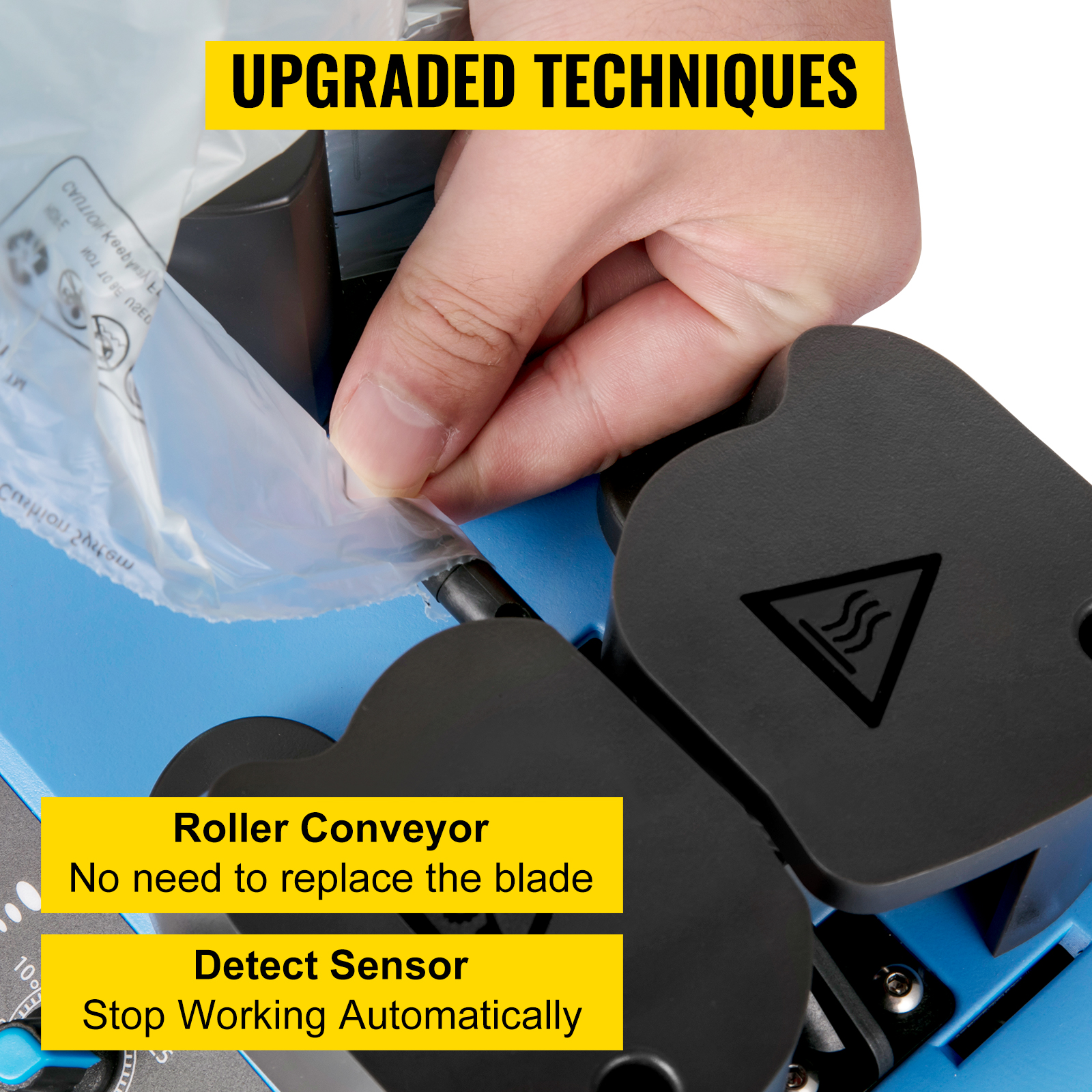 VEVOR Air Cushion Machine, 164 ft/50 m Test Film Roll, 110V Air Pillow