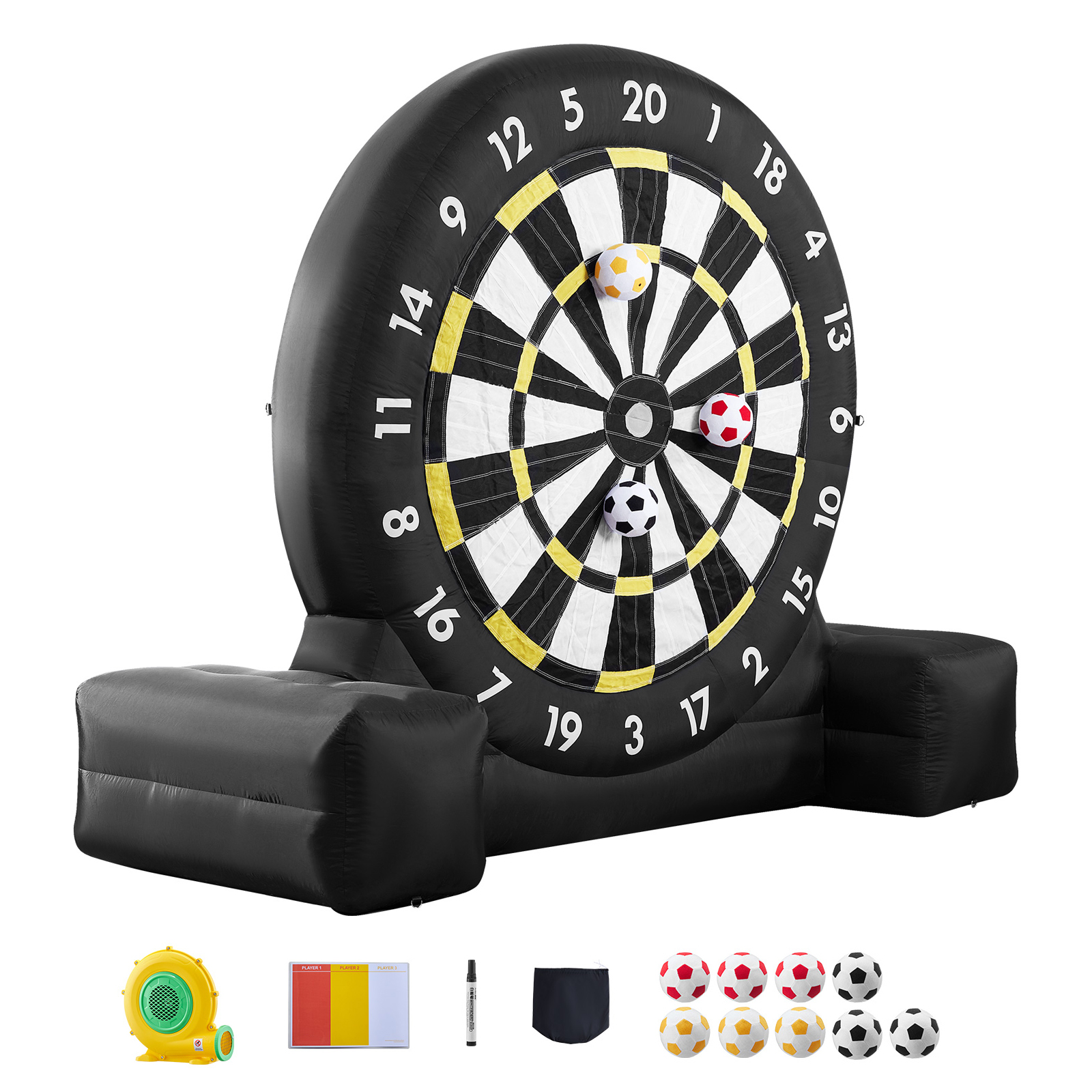 Uimoso Inflatable Soccer Dart Board