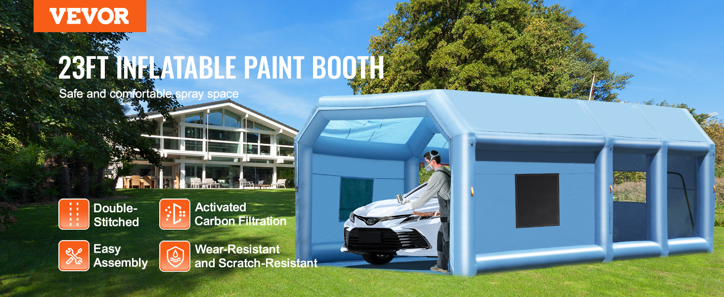 VEVOR Inflatable Paint Booth Image 1