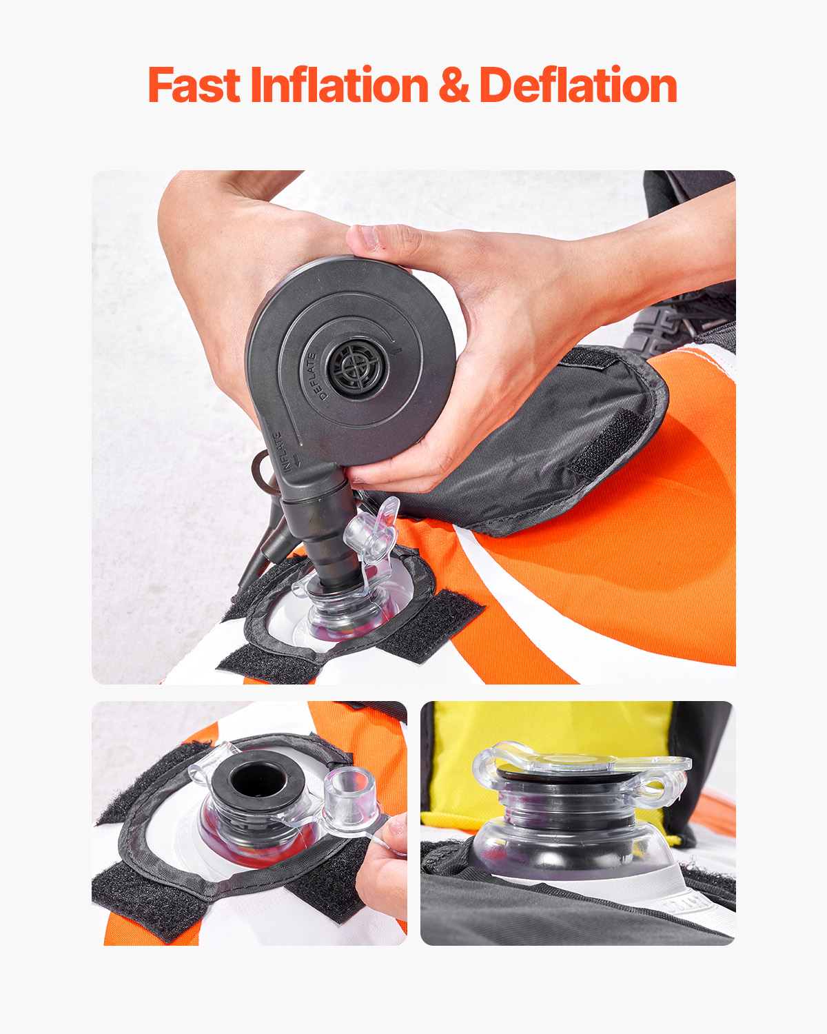 Towable Tube for Boating 1-2/3/4 Riders Boating Tubes Towable Water Sport