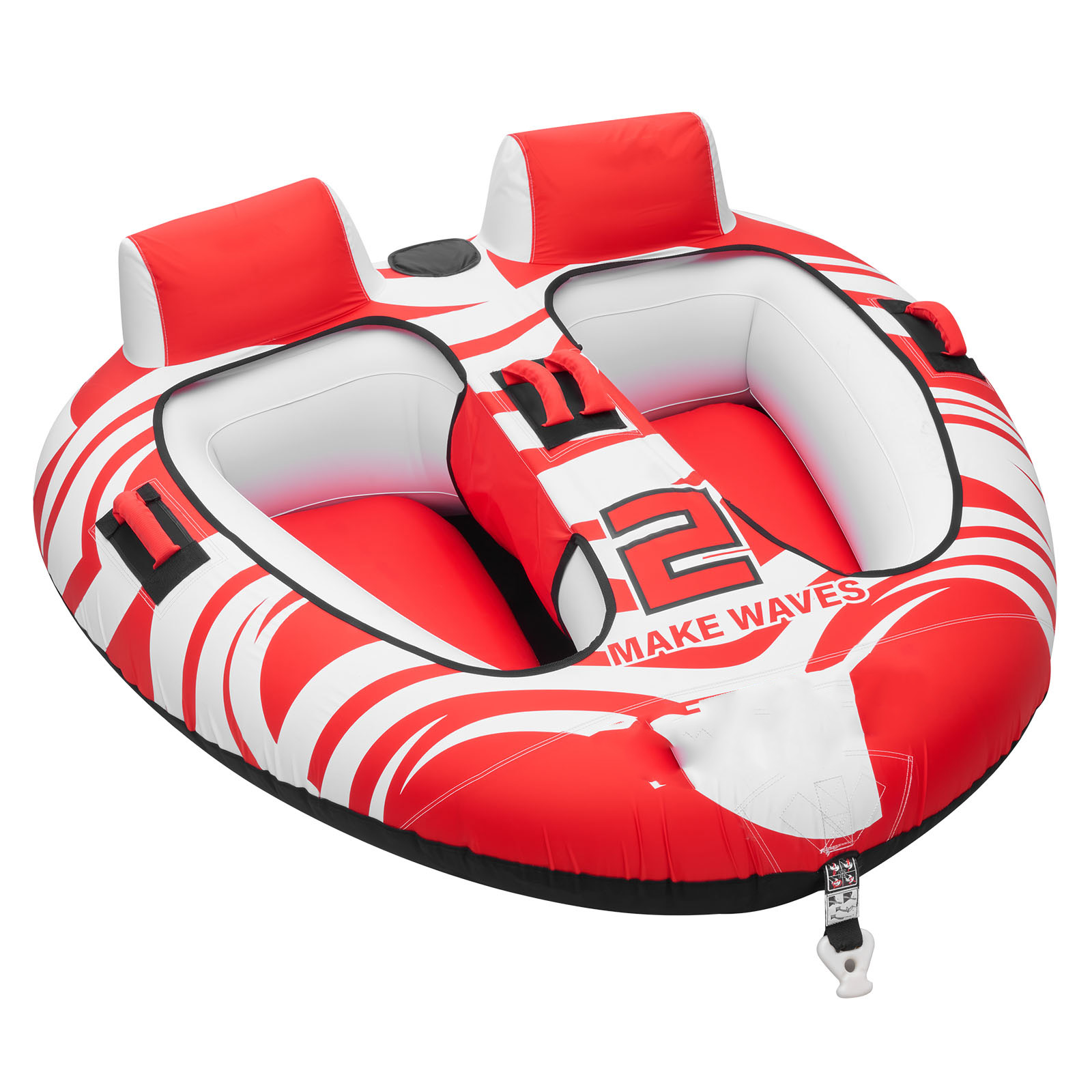 Uimoso Towable Inflatable Tube for 2-5 Riders Ideal for Water Sports and Boating