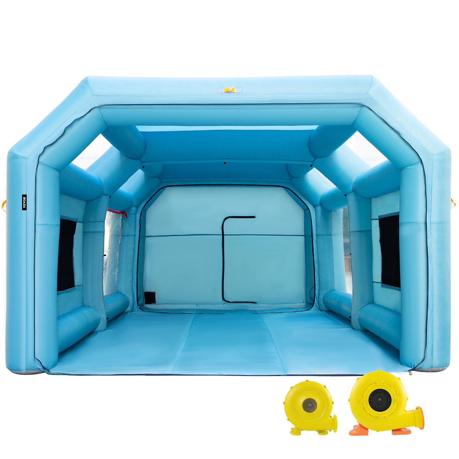 WARSUN Inflatable Paint Booth Ultimate Solution with Oversized Filter Design