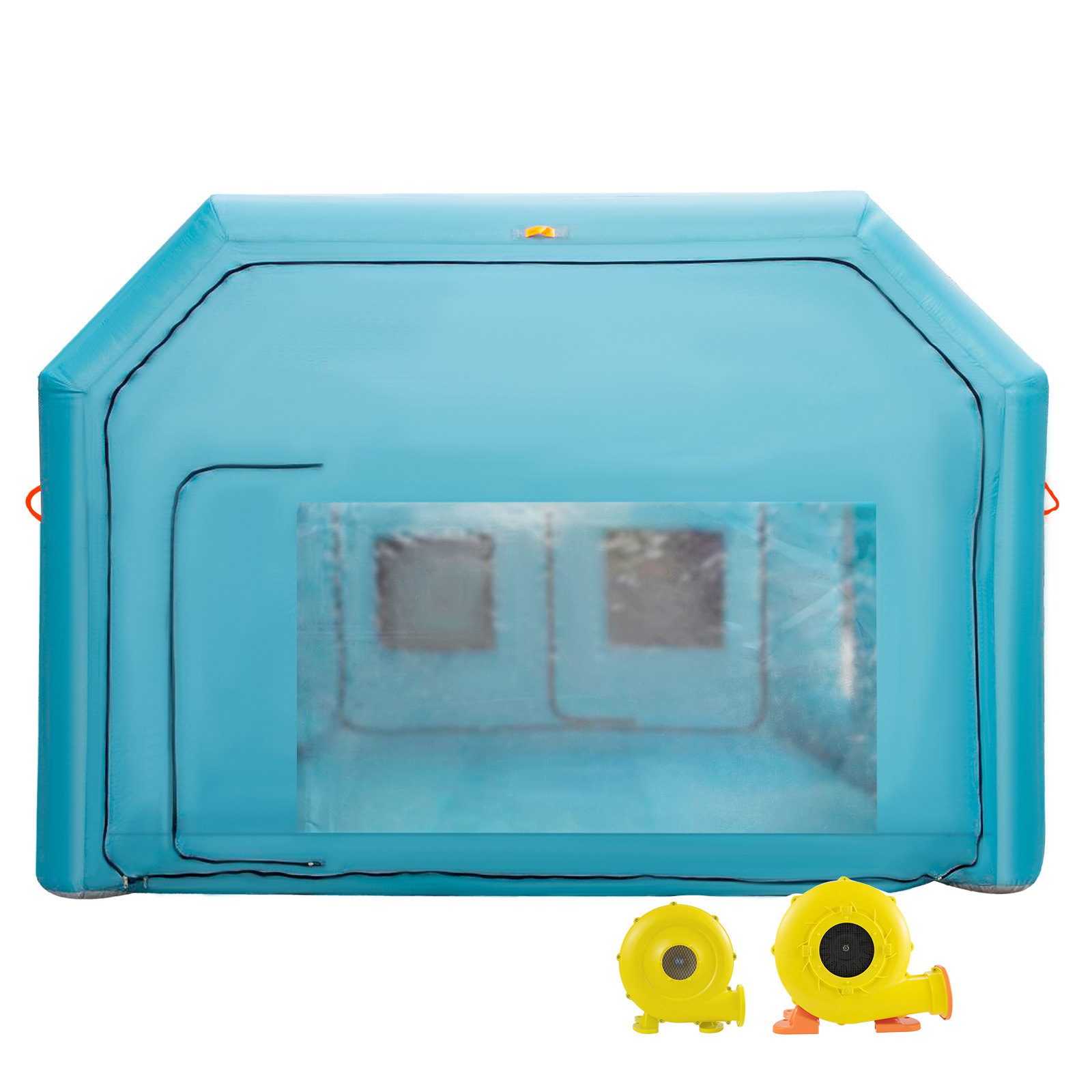 Inflatable Paint Booth Spray Booth Car Tent w/2 Blowers 5 Sizes For Choice - Picture 46 of 54