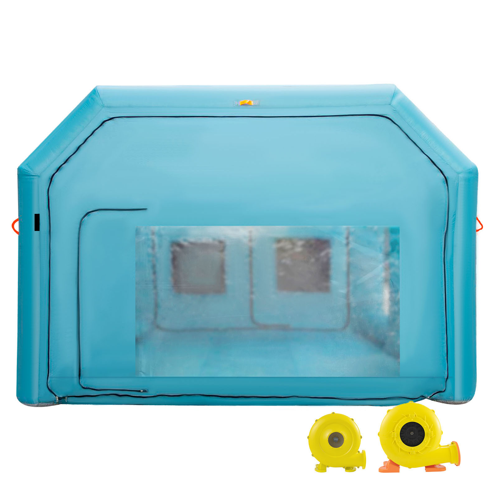 Inflatable Paint Booth Spray Booth Car Tent w/2 Blowers 5 Sizes For Choice - Picture 15 of 54