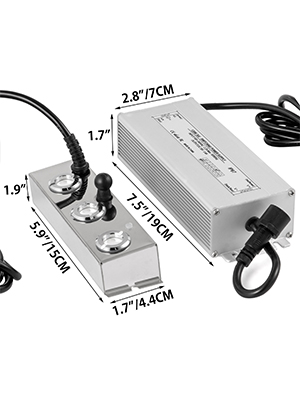 Vevor Ultraschall Nebelbefeuchter Teich Nebelmaschine 3 Kopf