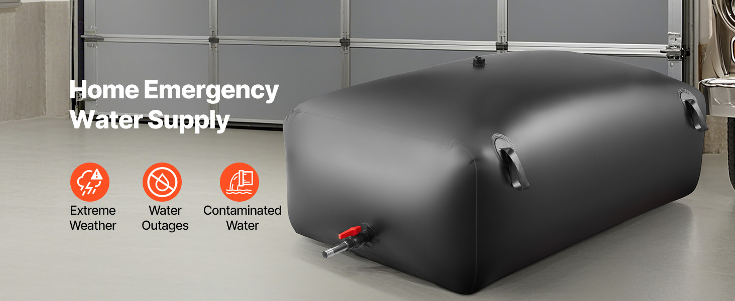 Réservoir d’eau souple pliable SucceBuy, de 113 à 1 000 L