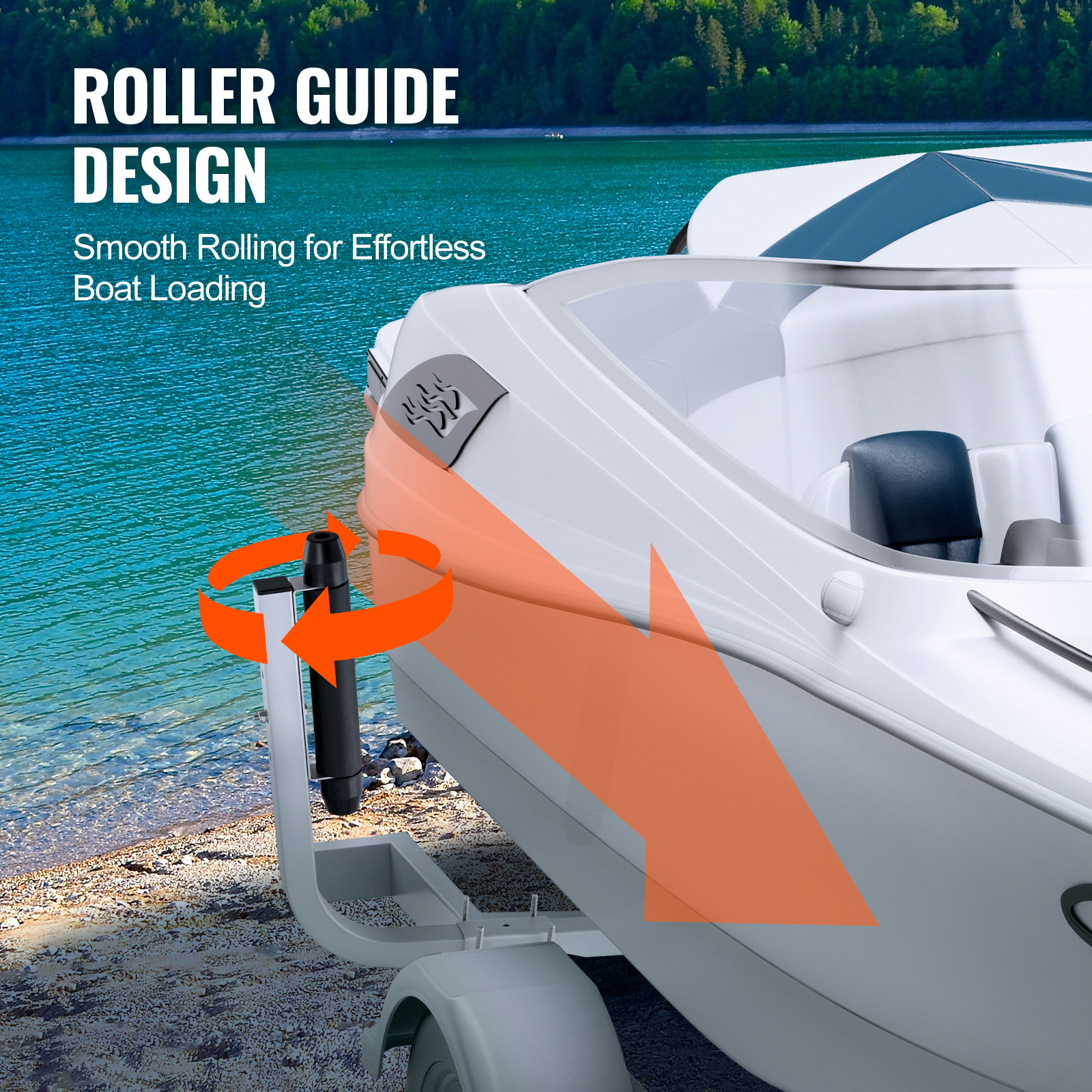 VEVOR Boat Trailer Guide 48/62/43/60/46” Galvanized Guide on PVC Poles Sailboat - Picture 78 of 86