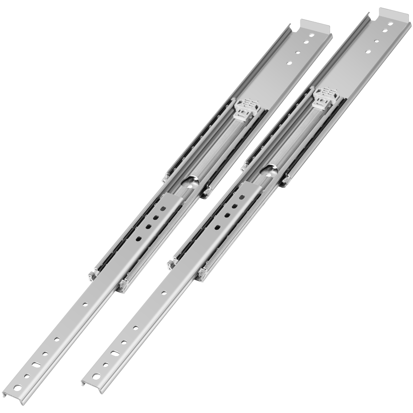 VEVOR Drawer Slide Soft Close Drawer 16-60" Ball Bearing Full Extension 500lbs - Picture 24 of 170