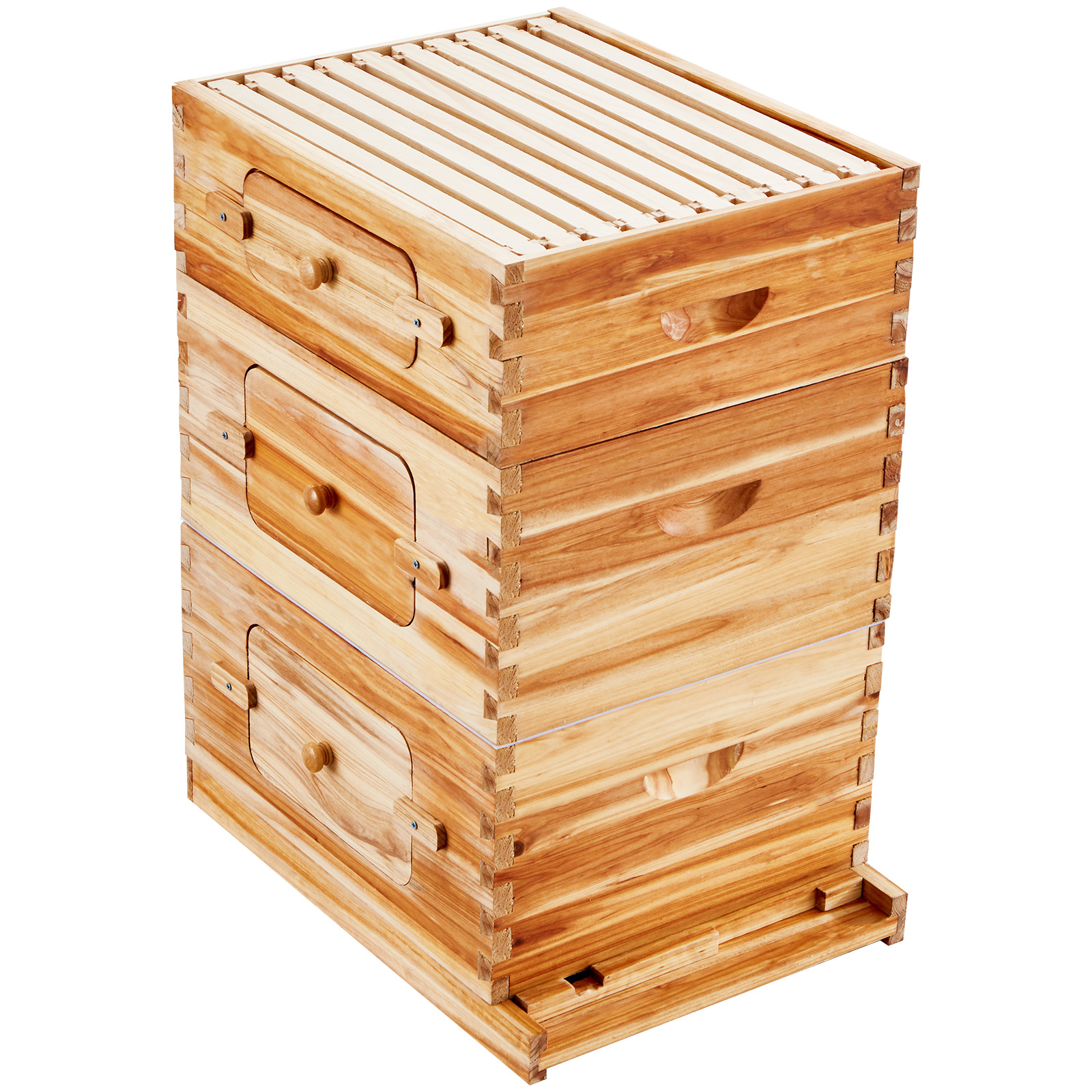 Bee Window Box Bee Hive Langstroth Deep Beehive Kit 10 Frames Acrylic Bee Windows | eBay